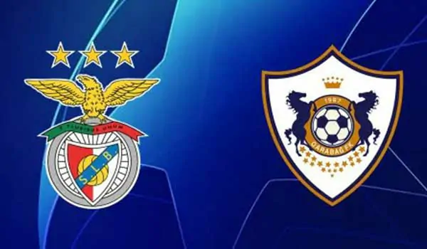 موعد والقنوات الناقلة لمباراة بنفيكا ضد كاراباخ ضمن دوري أبطال أوروبا يلا شوت