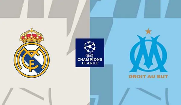 موعد والقنوات الناقلة لمباراة ريال مدريد وأولمبيك مارسيليا ضمن دوري أبطال أوروبا يلا شوت